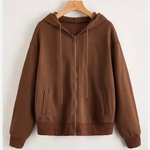 Brown hoodie, shein, never worn before perfect condition